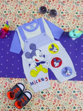 0Mth - 3Mth Mickey Blue Romper For Newborn HG NBR33