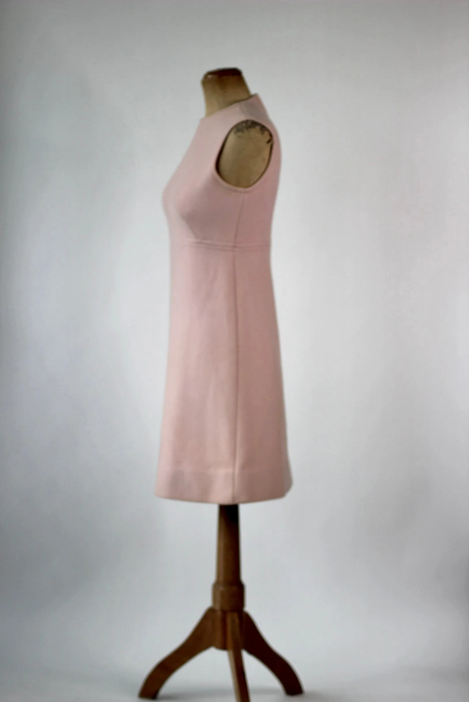 1960s Pink Wool Dress and Coat by Lanz// Size S/M