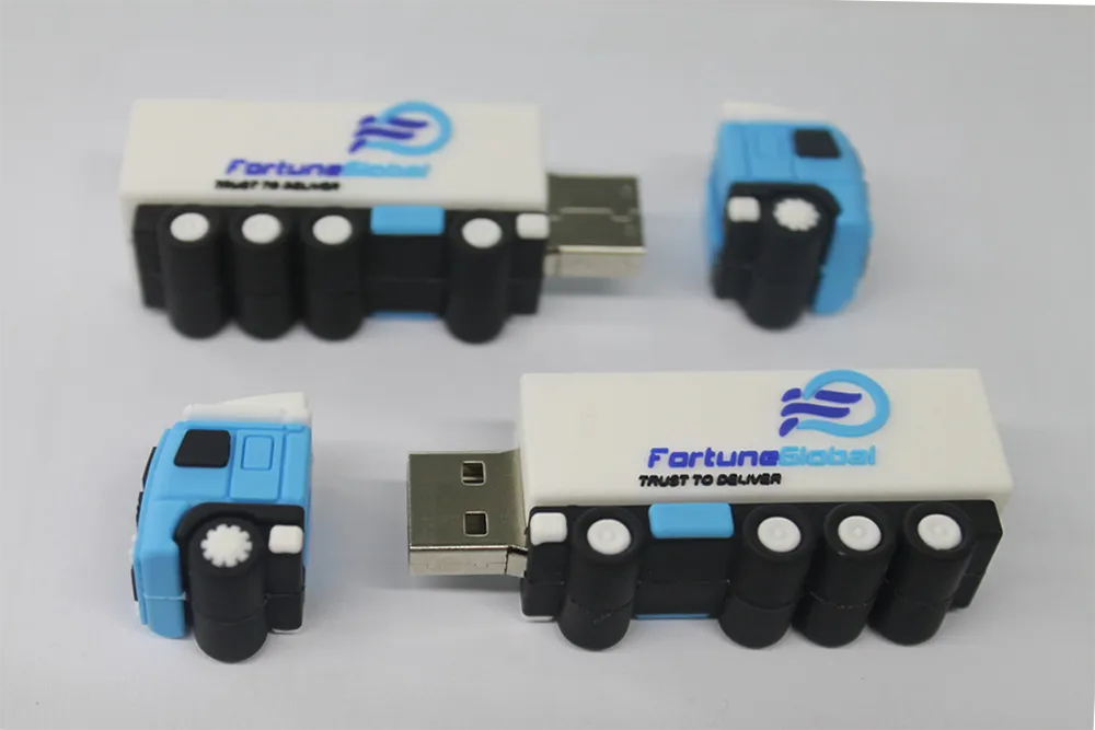 2GB Bespoke 3D USBs - Unprinted sample