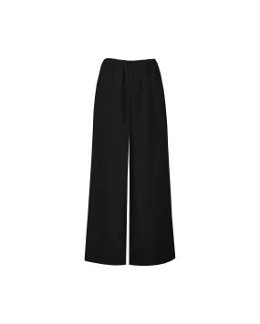 ANDIE LINEN PANT BLACK