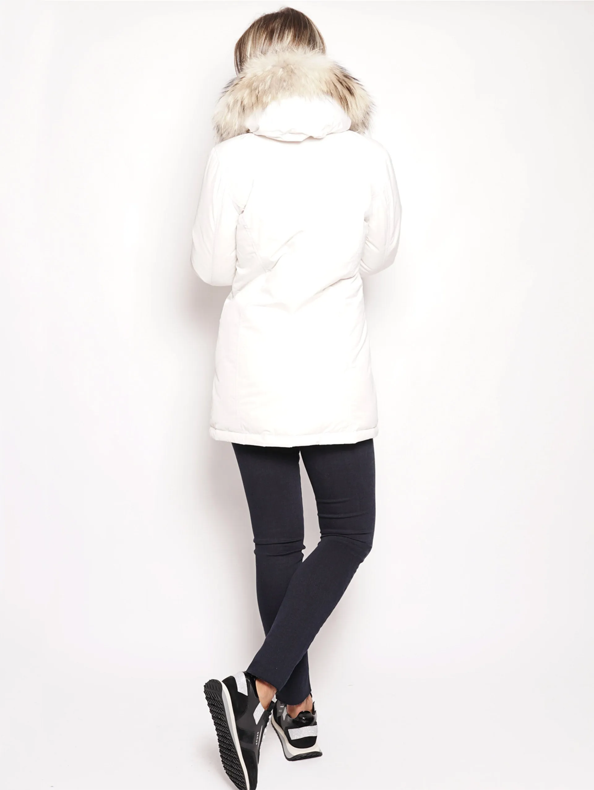 Arctic Parka in Shape Memory  Bianco