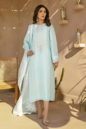 Arif Ashraf - ARJAN - Aqua - Raw Silk & Organza - 3 Piece