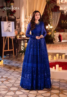 Asim Jofa Chandni Raatein Formals – AJCR-01 Embroidered Chiffon