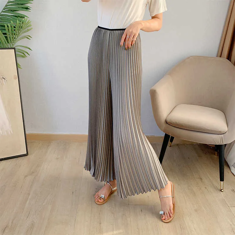 Autumn Straight Wide Leg High Waist Trousers