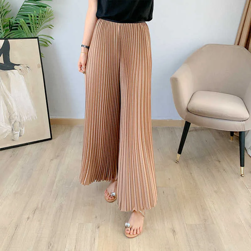 Autumn Straight Wide Leg High Waist Trousers