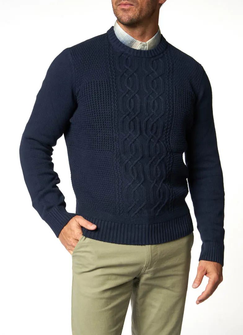 Ben Sherman Cable Crewneck Sweater