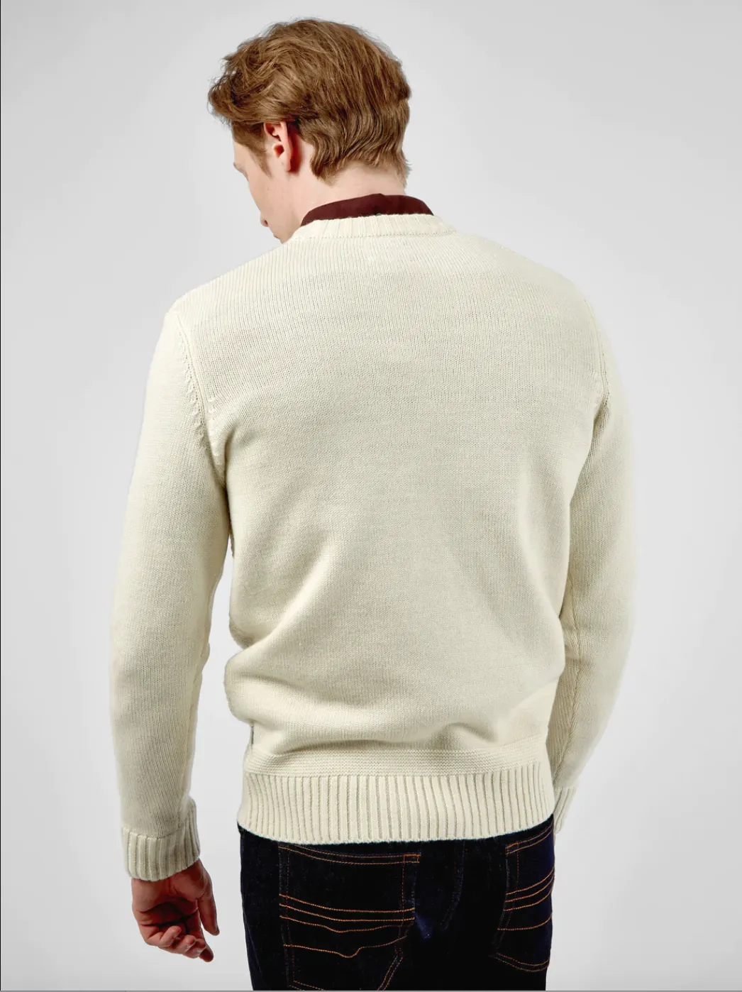 Ben Sherman Cable Crewneck Sweater