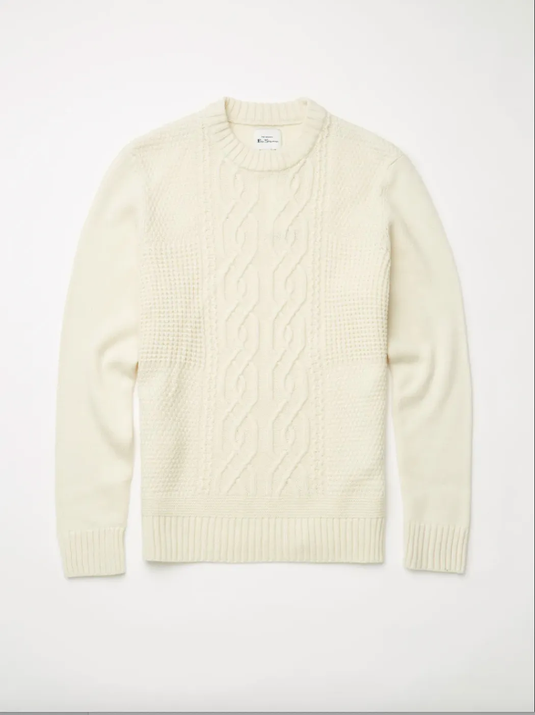 Ben Sherman Cable Crewneck Sweater