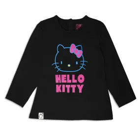 Black Hello Kitty Graphic Top