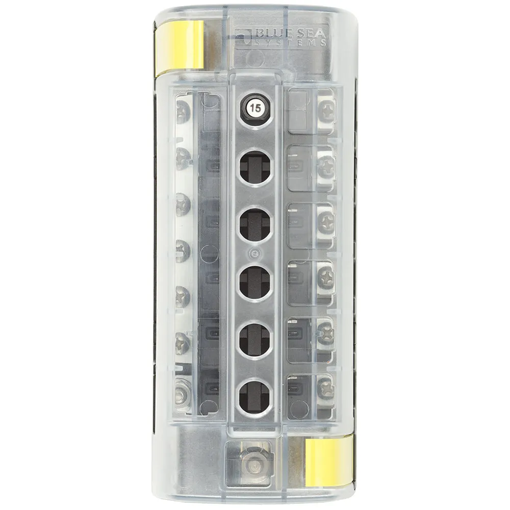 Blue Sea ST CLB Circuit Breaker Block - 6 position with Negative Bus