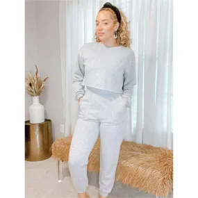 Britney Essential Jogger (Heather Gray)