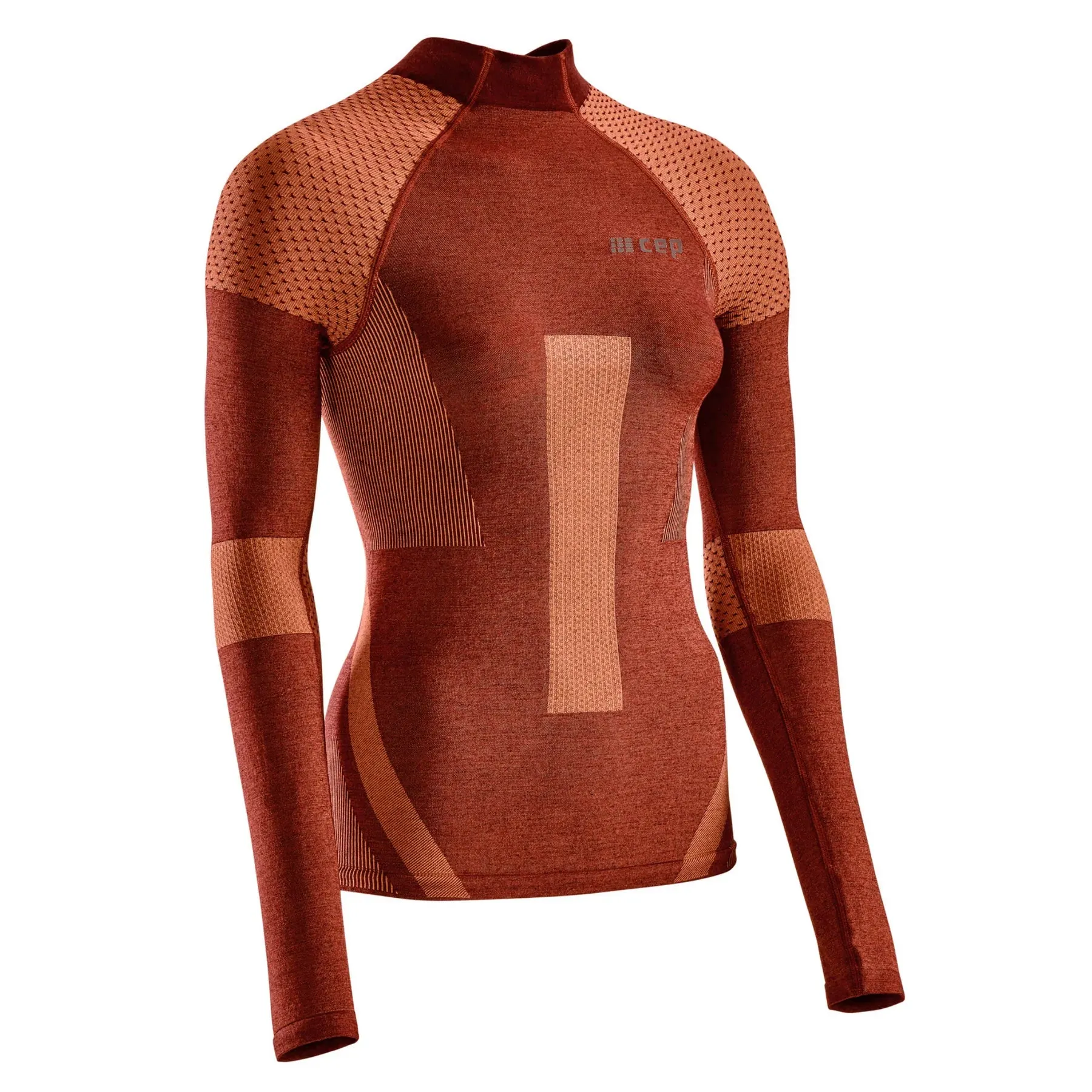 CEP | Ski Touring Base Shirt | Women's | Dark Orange