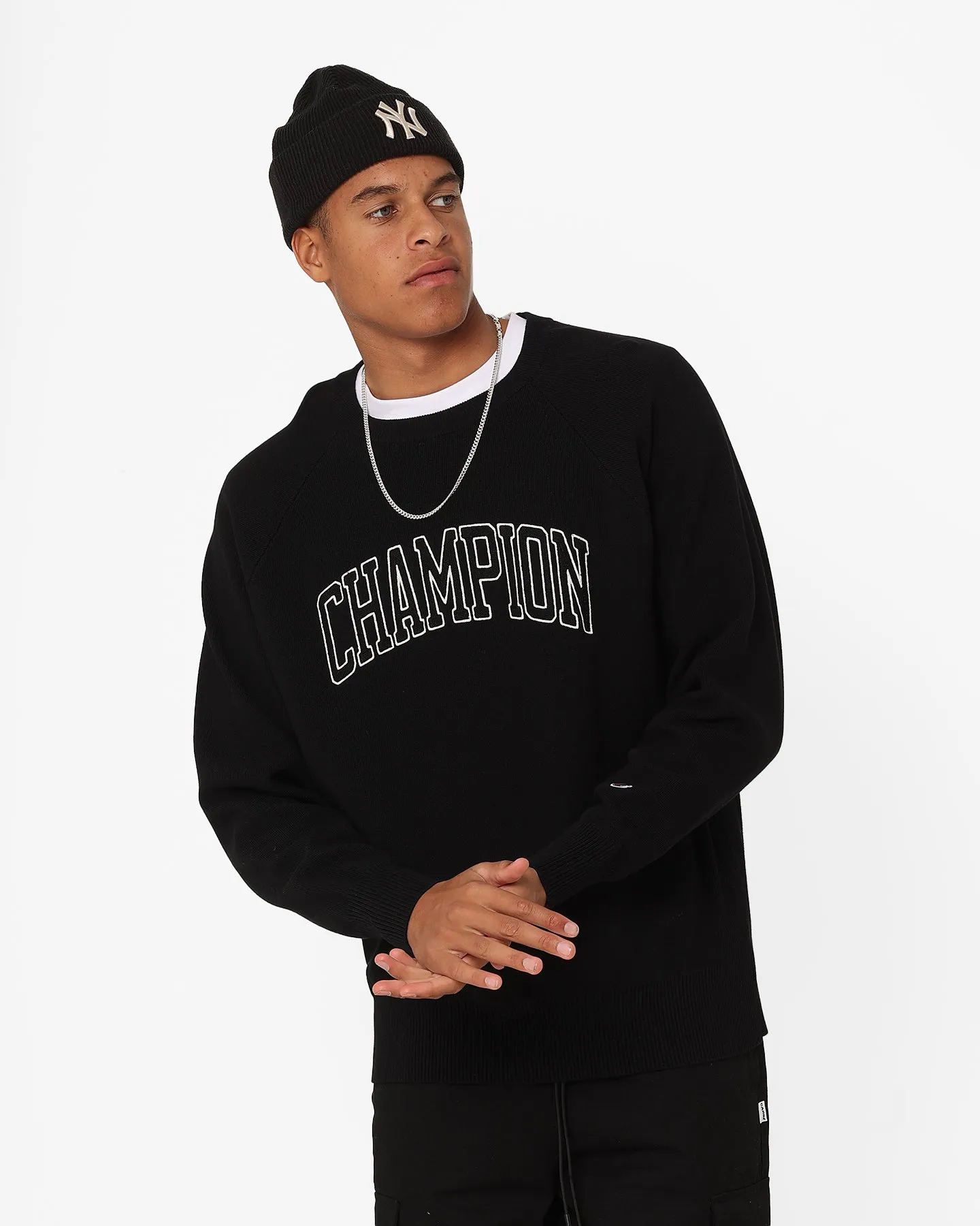 Champion Lifestyle Knitted Crewneck Black