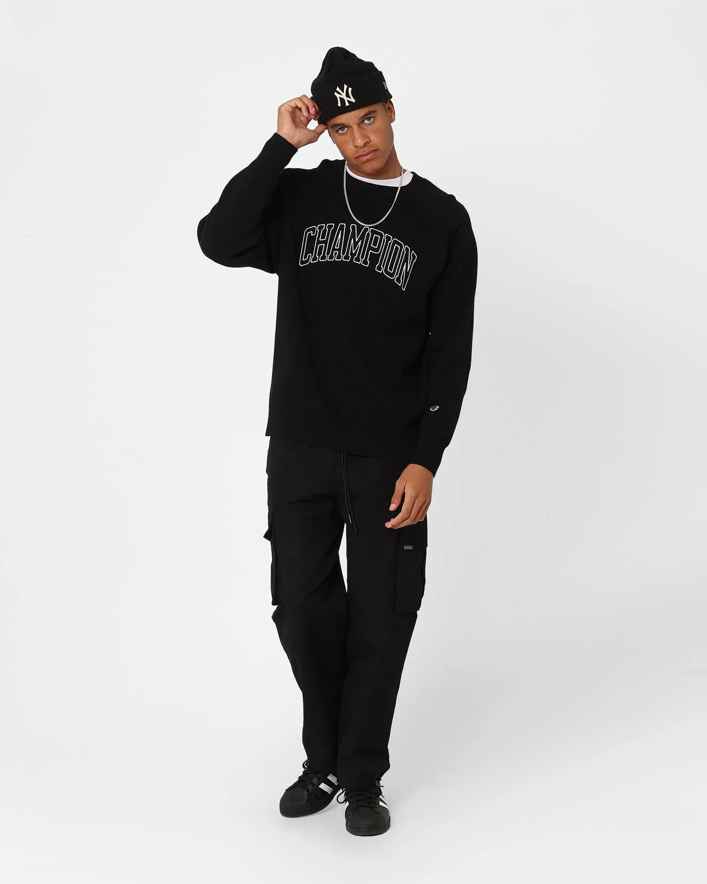 Champion Lifestyle Knitted Crewneck Black