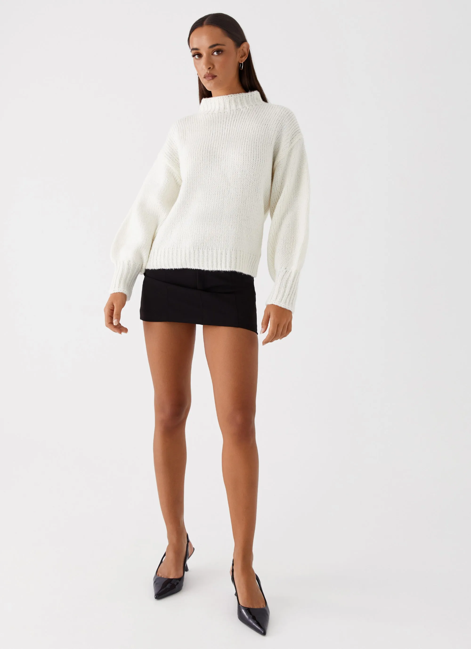 Charleston Knit Jumper - Off White