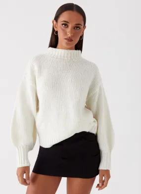 Charleston Knit Jumper - Off White