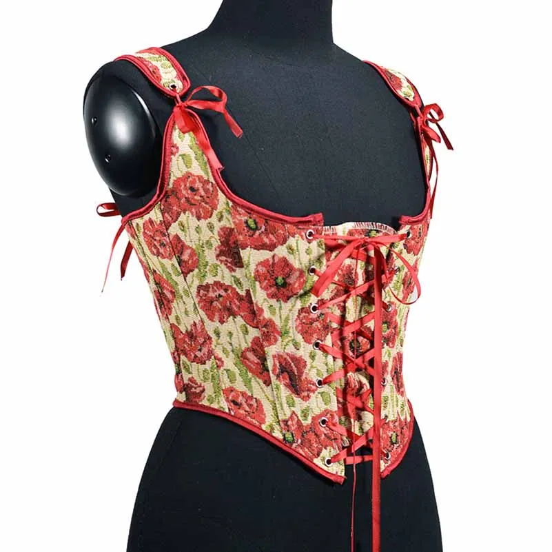 Cinched- the Folkloric Medieval Inspired Lace Front Corset Top