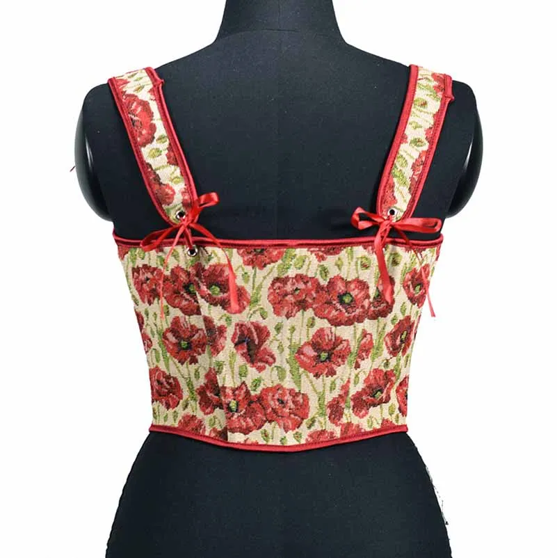 Cinched- the Folkloric Medieval Inspired Lace Front Corset Top