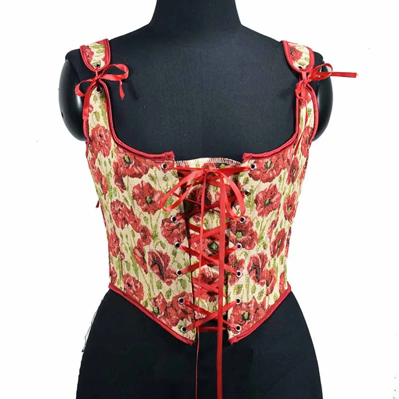 Cinched- the Folkloric Medieval Inspired Lace Front Corset Top