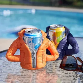 Cooling jacket for drinks - keeps drinks cold longer