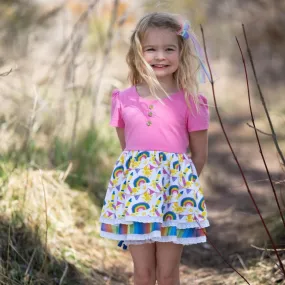 Crayon Rainbow Tunic Sets