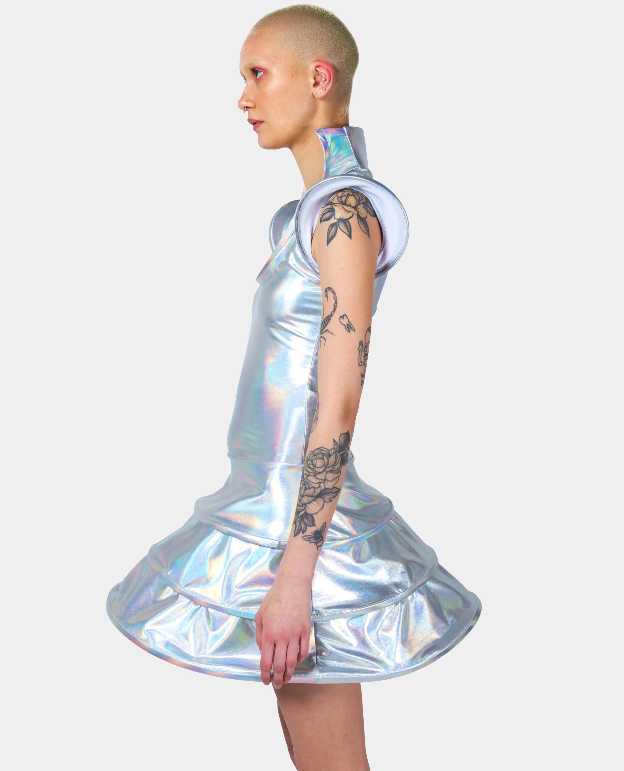 CYBERLAB ENTRAPMENTED DRESS