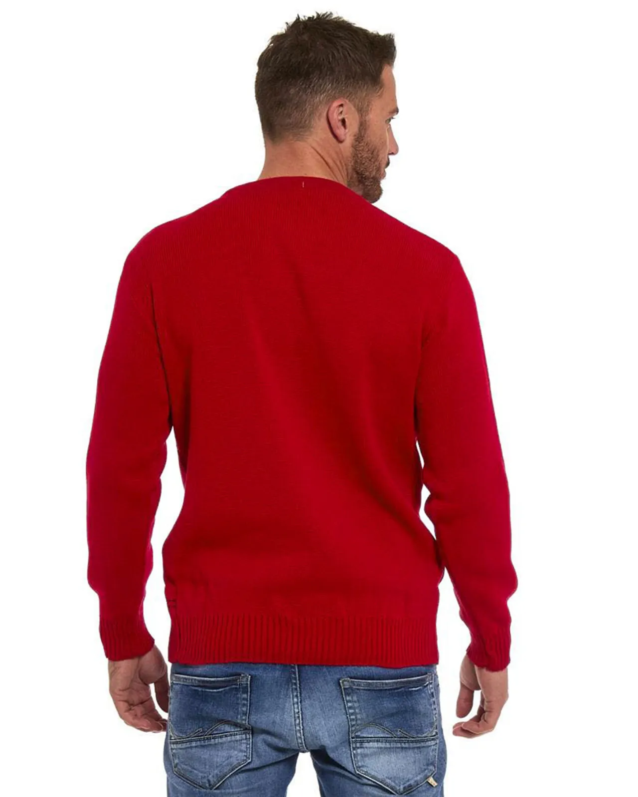 Deluxe Red Christmas Suit Sweater