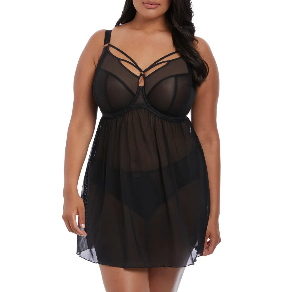 Elomi Sachi Underwire Plunge Babydoll