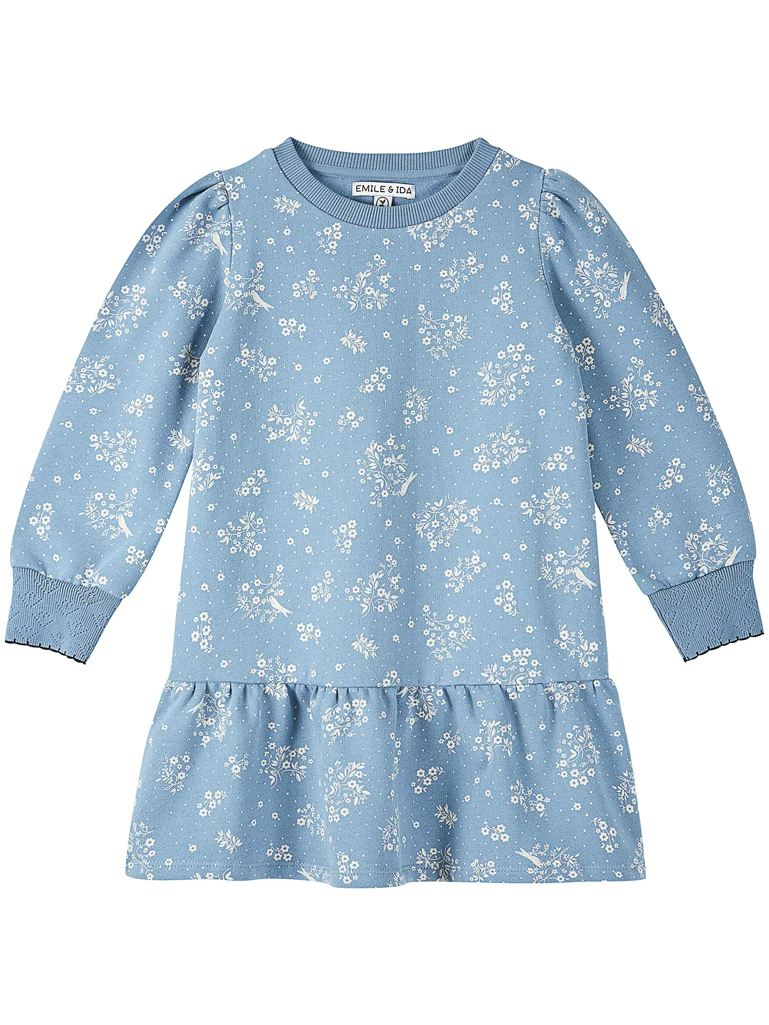 Emile Et Ida Bird Organic Jersey Dress