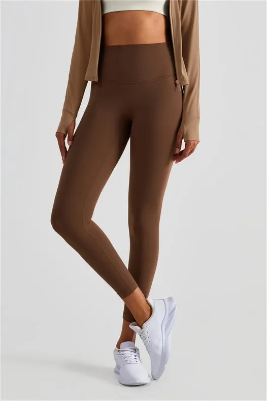 Empower High Waist Leggings Fiery Chestnut