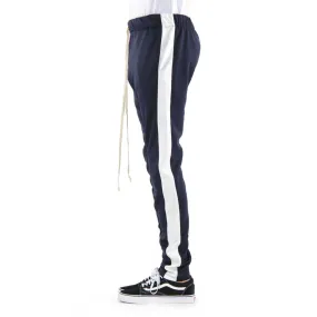 EPTM Techno Track Pants in Navy/Ivory