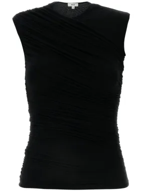 Ester Twist Tank in Black