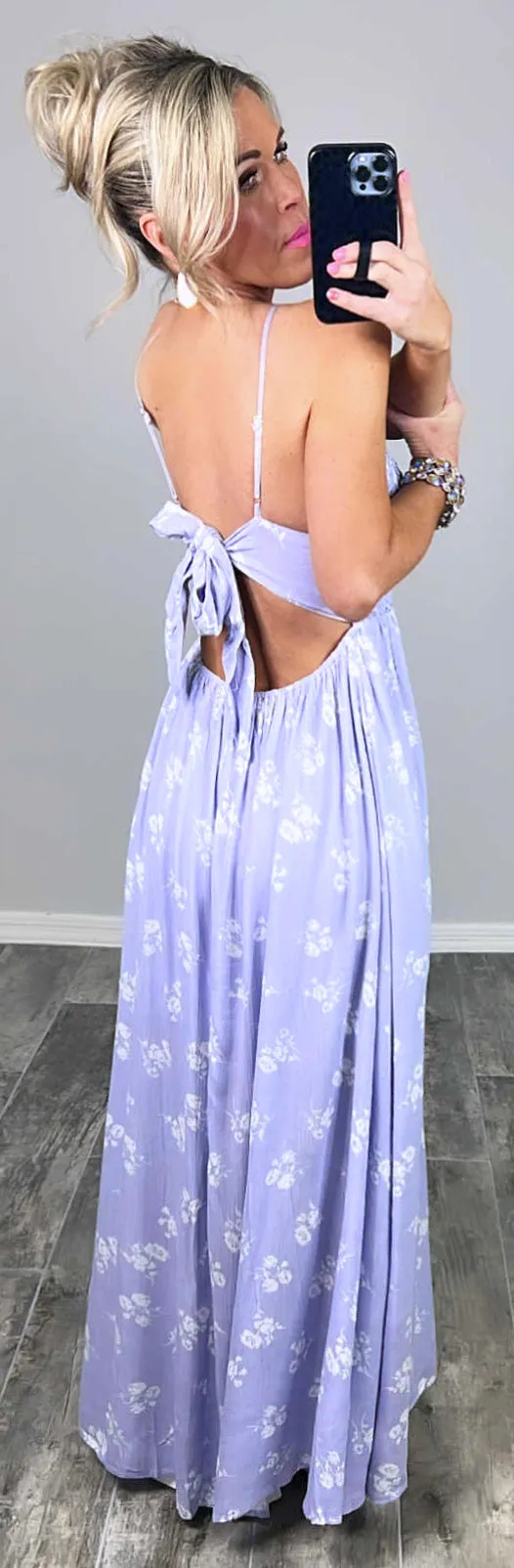 Feeling Romantic Maxi Dress - Lavender