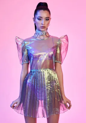 Freaky Fairy Iridescent Mini Dress