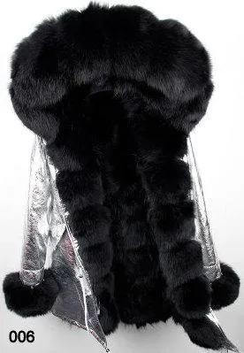 Fur-Lined, Hooded & Trimmed Parka Coat - Various Colors to choose from