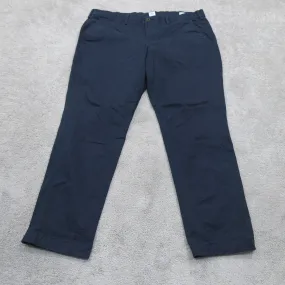 GAP Mens Slim Straight Leg Chino Pants Stretch Mid Rise Blue Size W38XL30