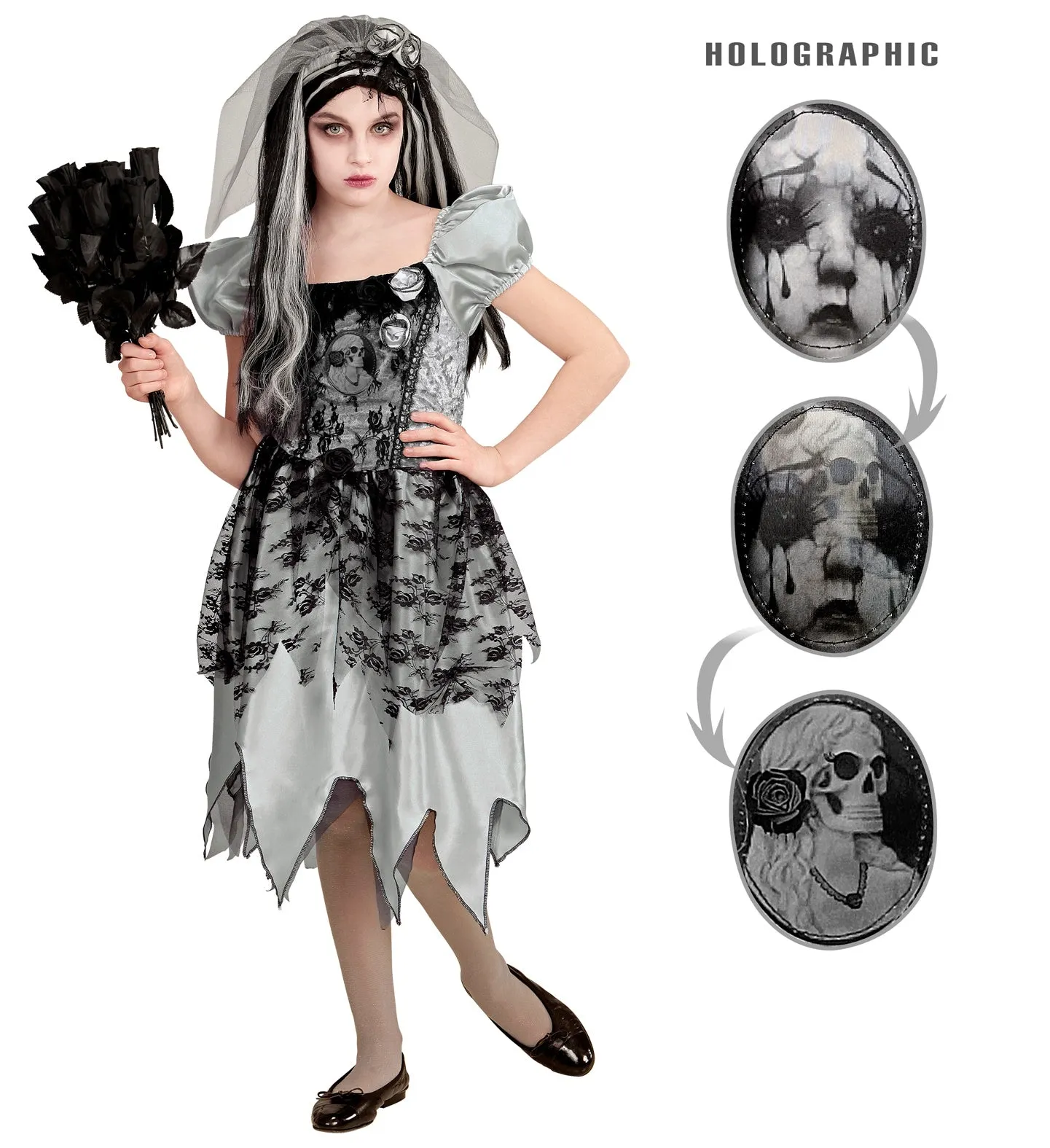 Ghostly Undead Bride Costume