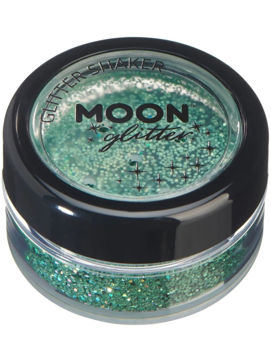 Green Holographic Glitter Shakers 5g Each