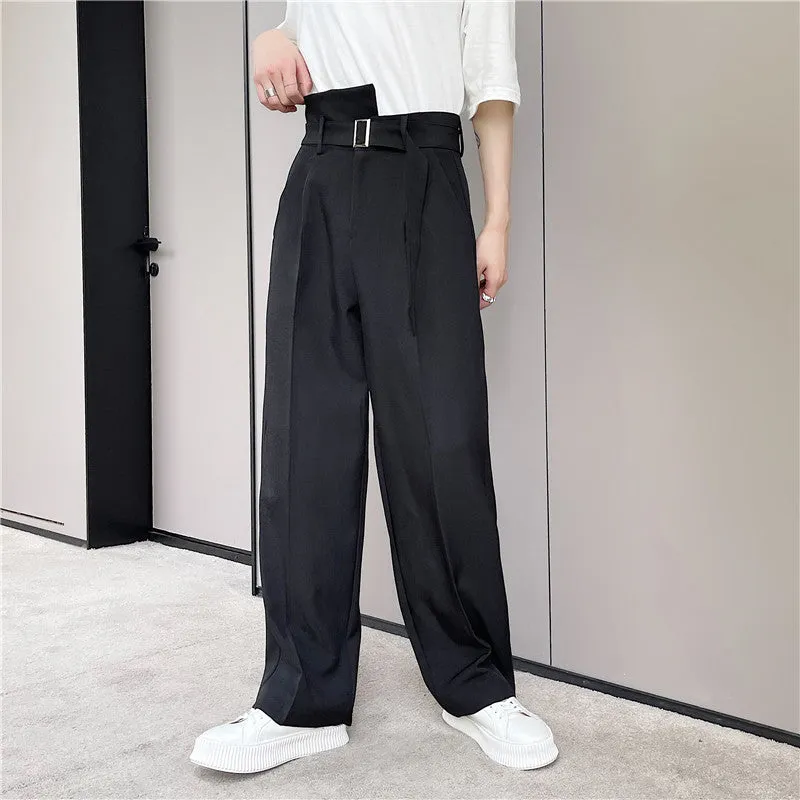 Irregular High Waist Slacks