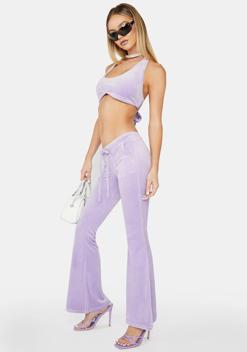 Lavender Billboard Beauty Velour Set