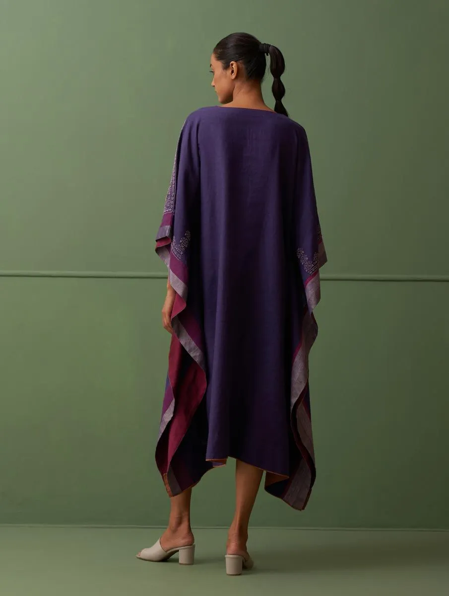 Lima Hand-Embroidered Kaftan - Byzantium