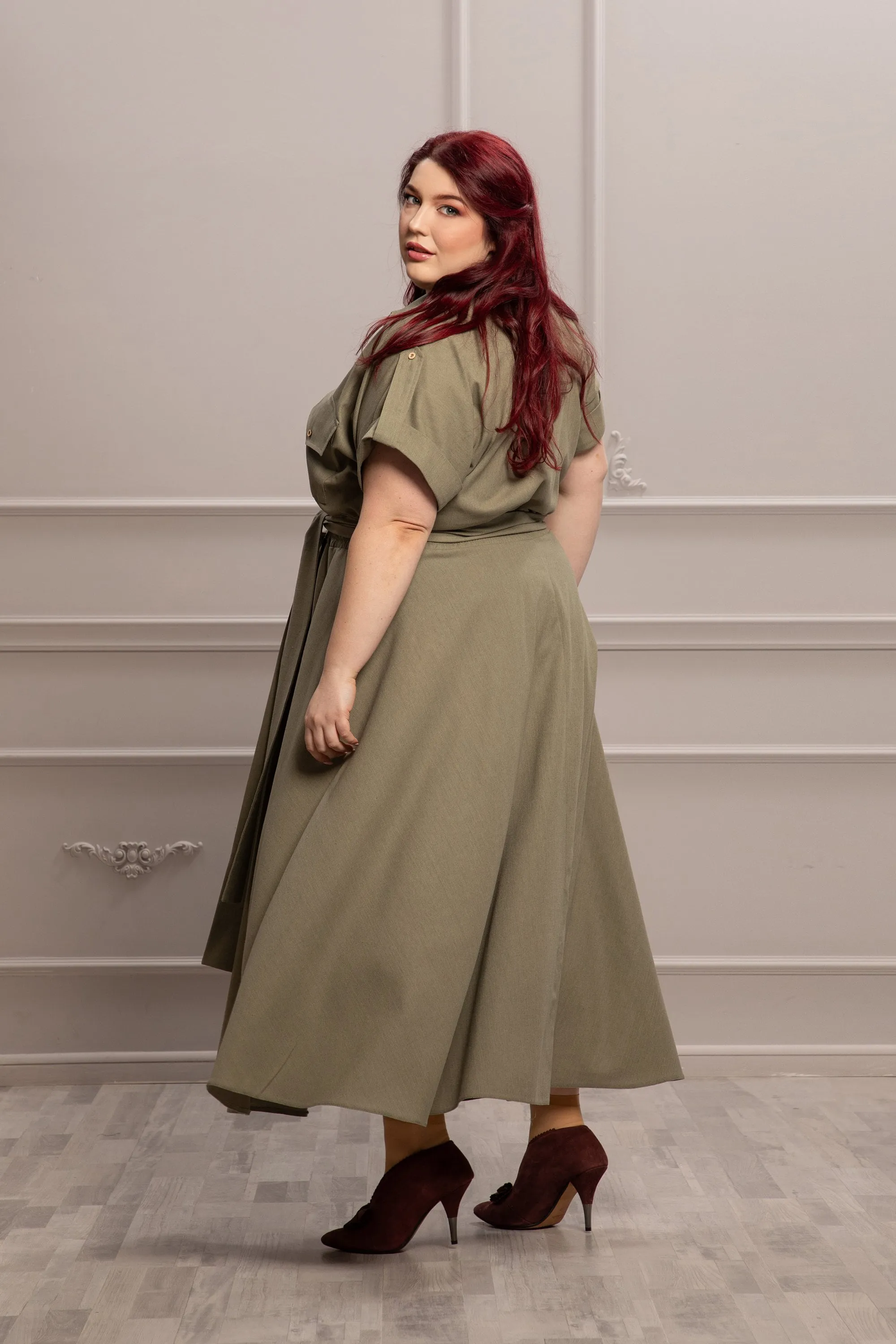 LINEN POCKETS DRESS