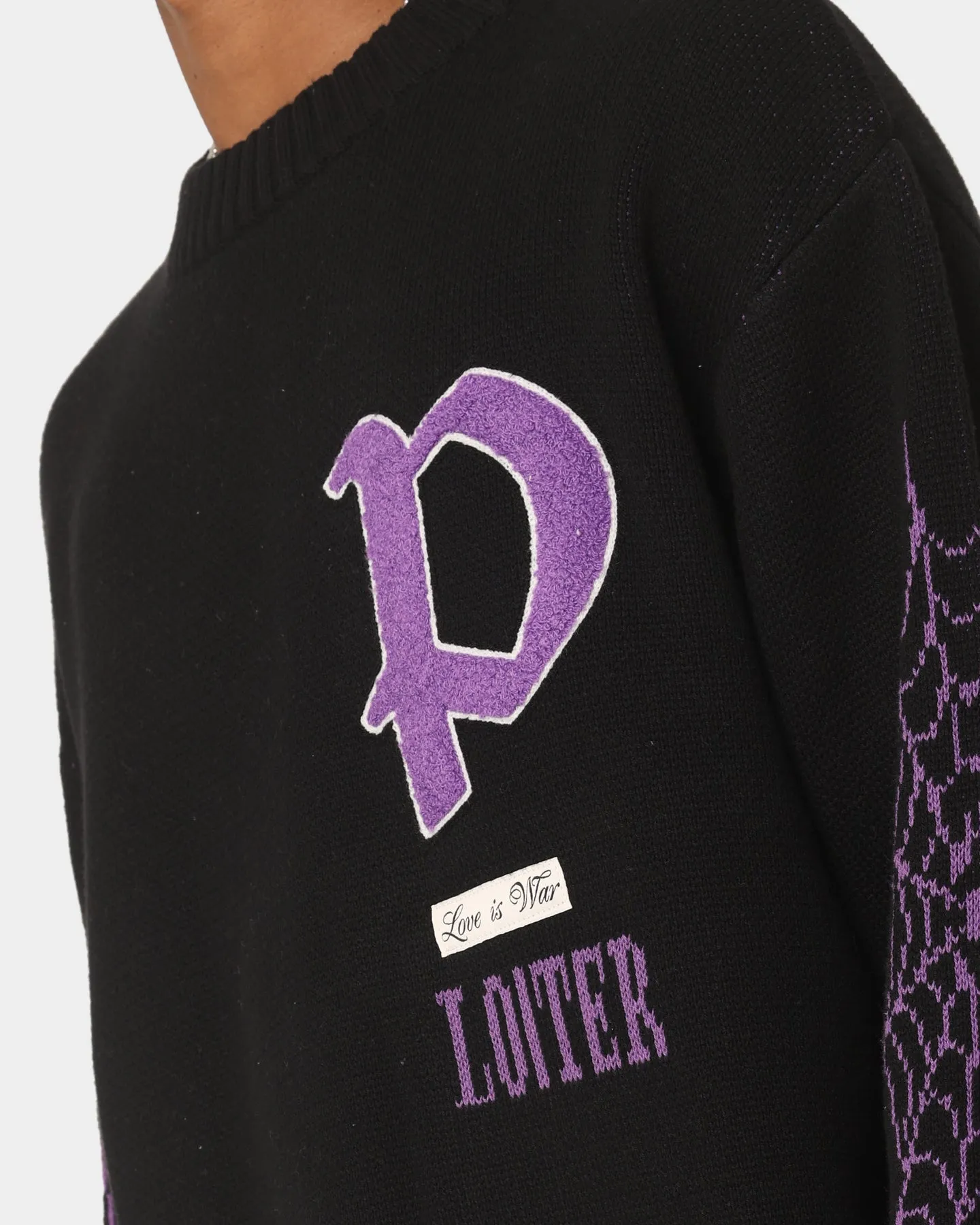 Loiter Paradise Knit Sweater Black