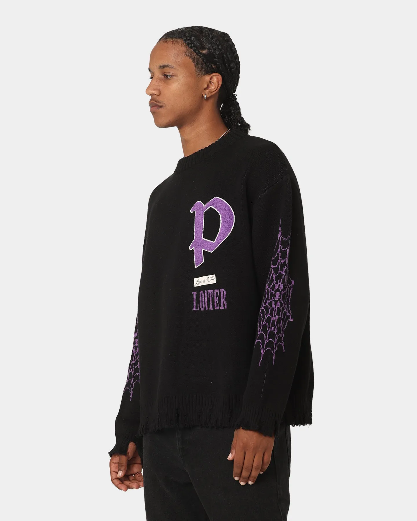 Loiter Paradise Knit Sweater Black