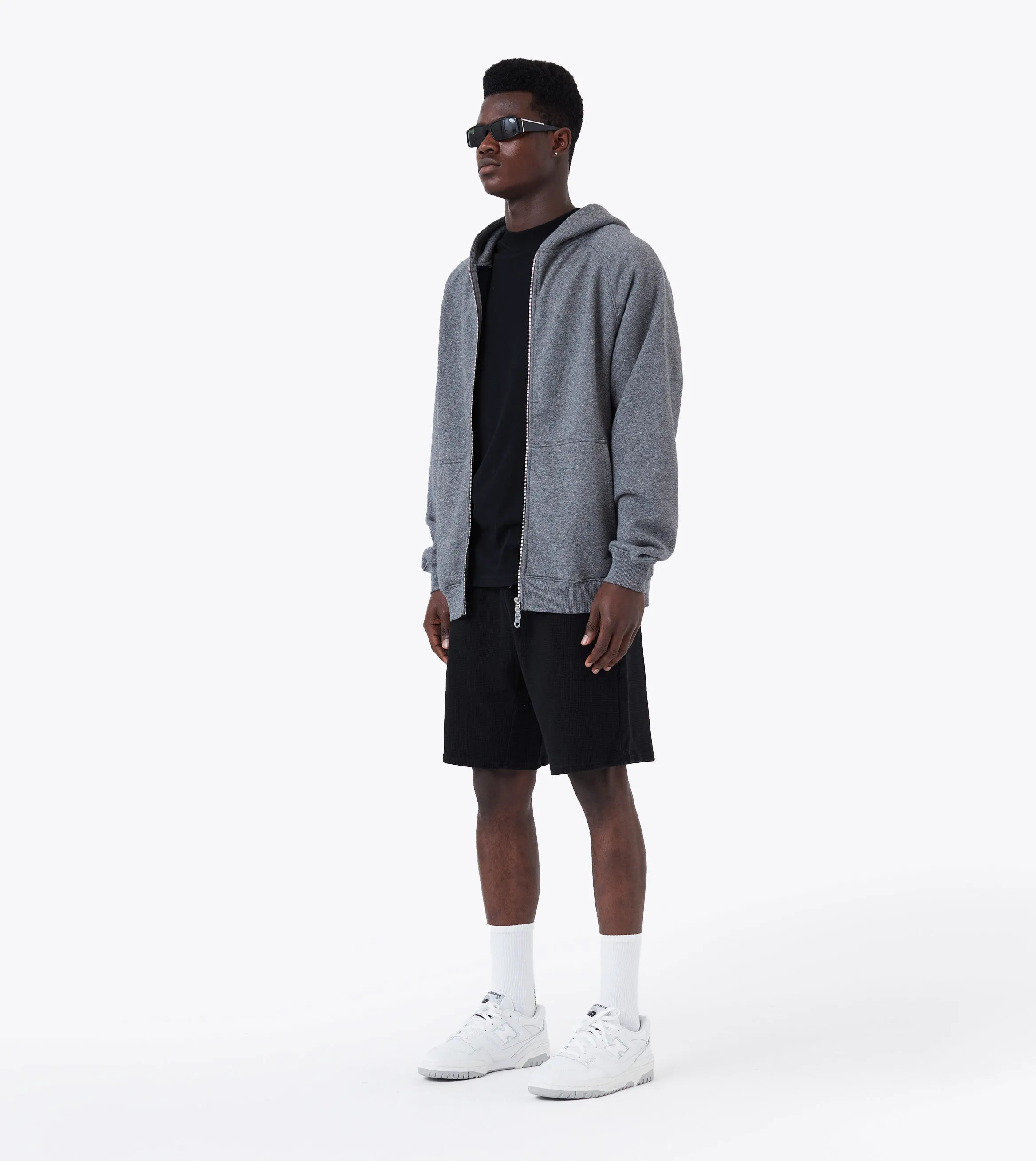 Lowgo Hood Zip Sweat Static