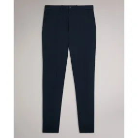 Men Mmt-Haybrn-Regular Fit Textured Chino Trouser - Navy