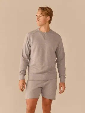 Men's French Terry Crew Sweatshirt | Heather Grey