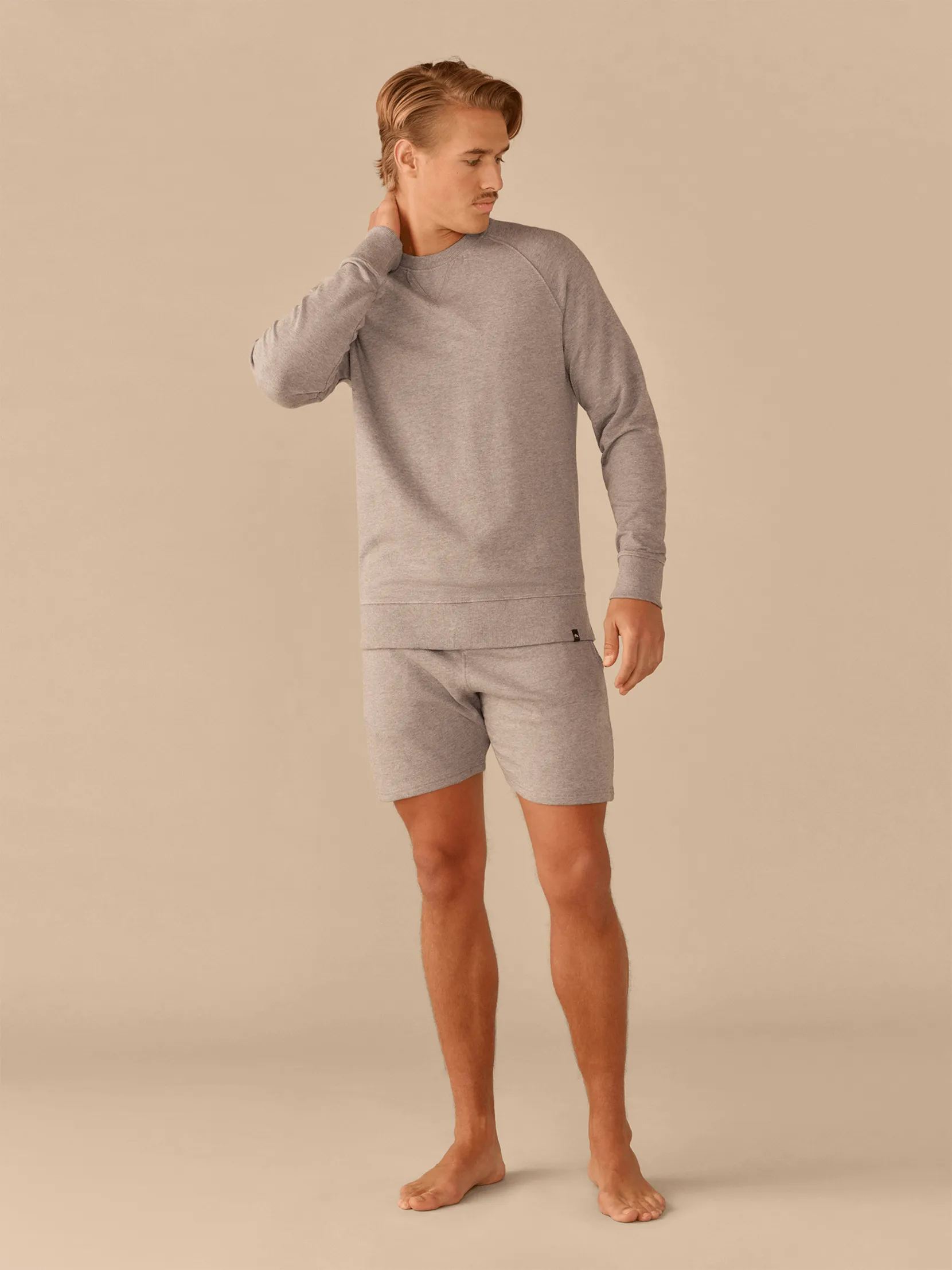 Men's French Terry Crew Sweatshirt | Heather Grey