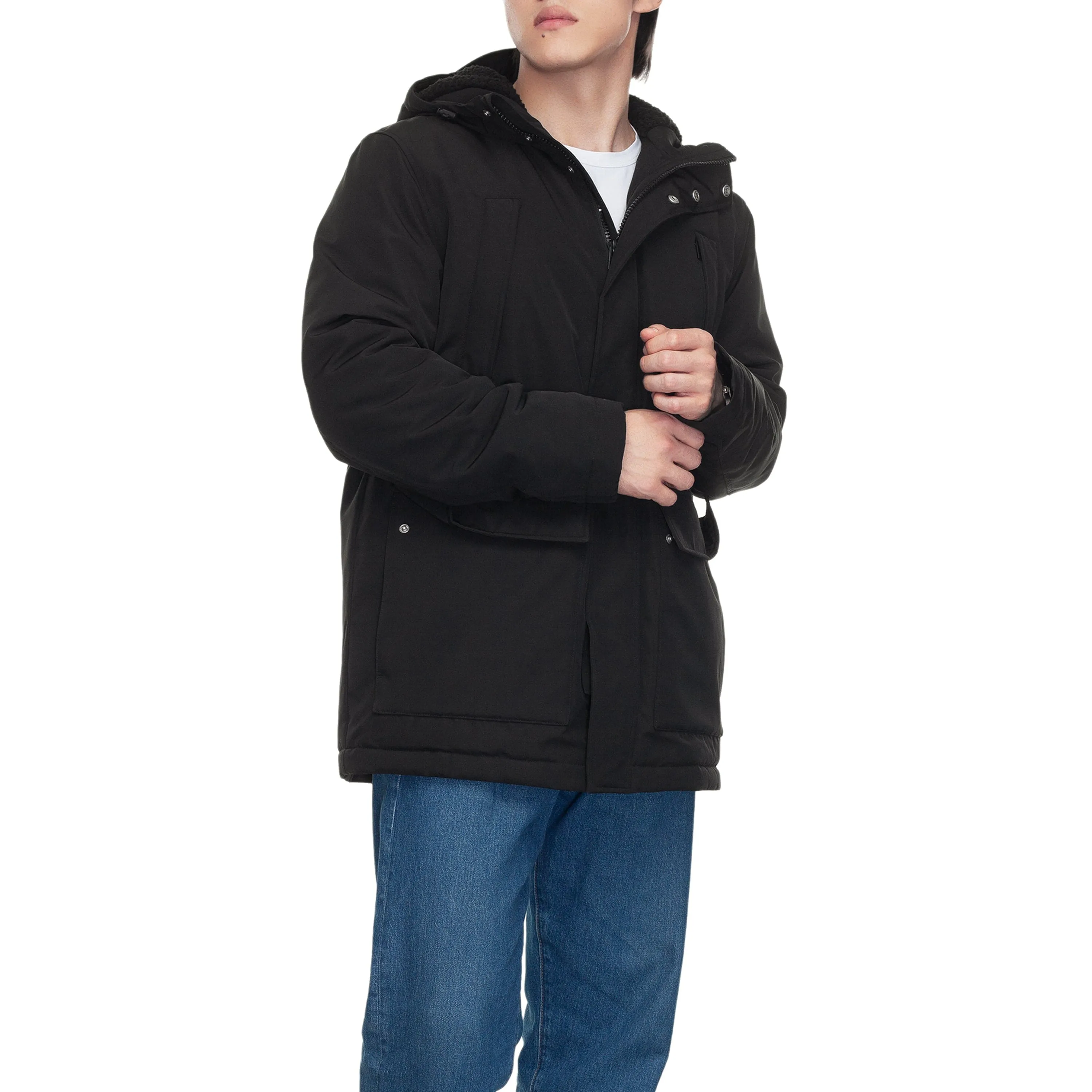 Men's Hooded Parka Jacket