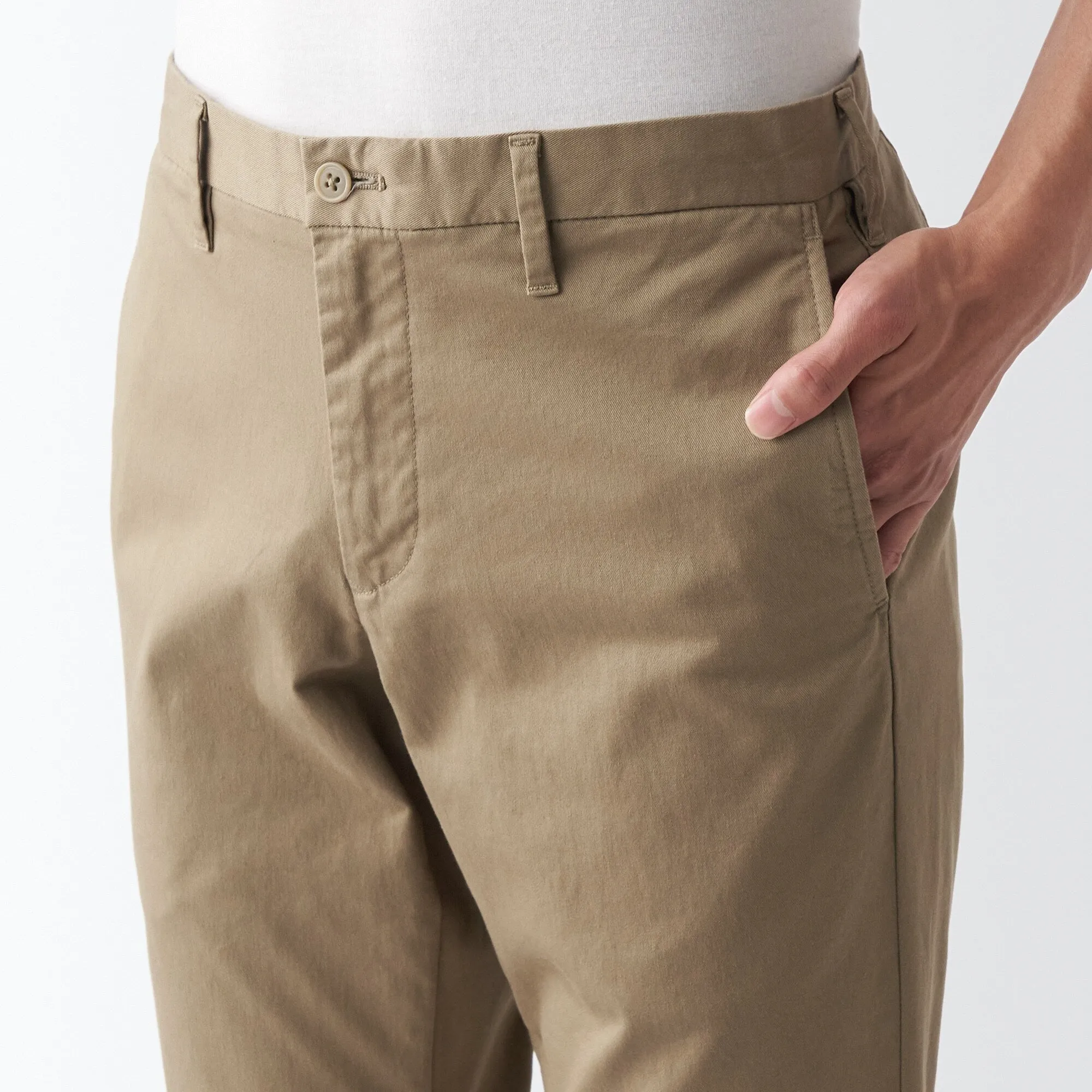 Men's Stretch Chino Slim Pants (Inseam 30inch / 76cm)